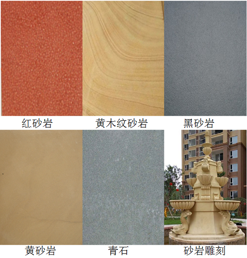 各色砂巖